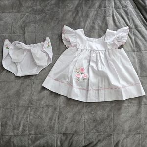 Vintage Baby Dress and Bottoms